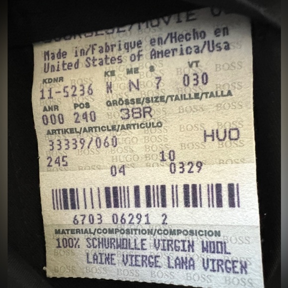 Hugo Boss Suit - Scorsese Movie - warm grey/brown with stripes - 38 R - Picture 11 of 11